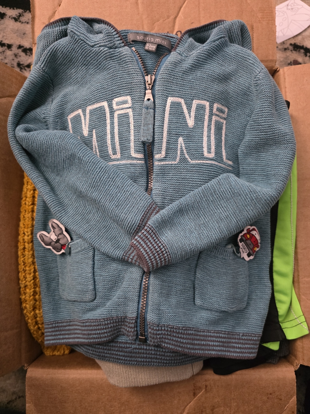 Zip Hoodie for Kids Souris Mini 2-3ans